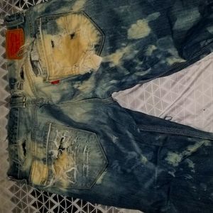 Ripped denim